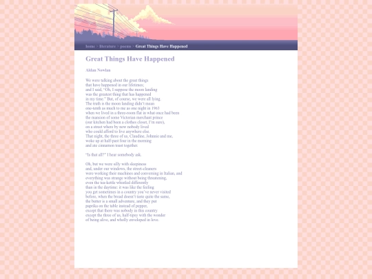 literature/poems/great-things-have-happened screenshot