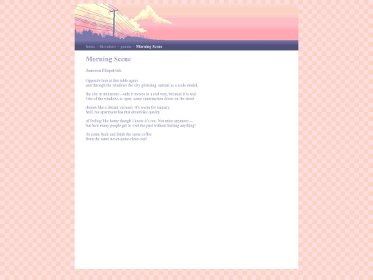 literature/poems/morning-scene screenshot