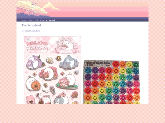 misc/collections/stickers screenshot