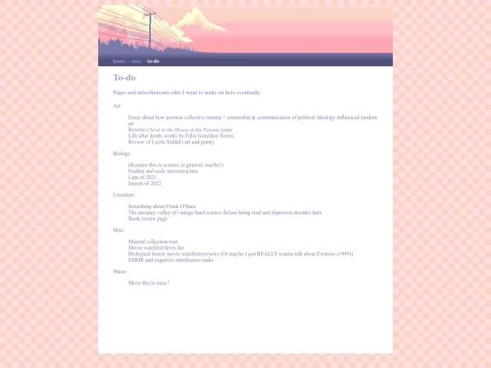 misc/to-do screenshot