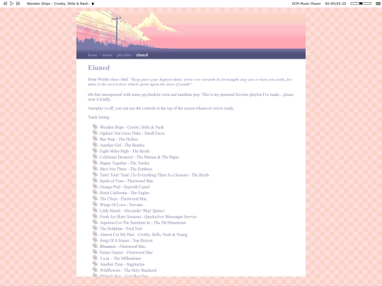 music/playlists/eluned screenshot
