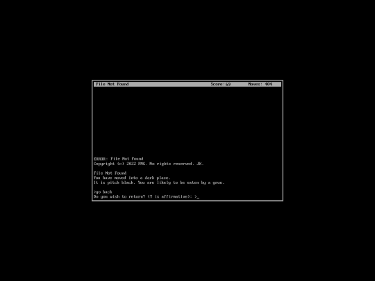 not_found screenshot