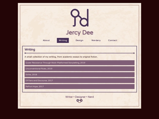 writing screenshot