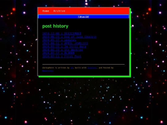 archive screenshot