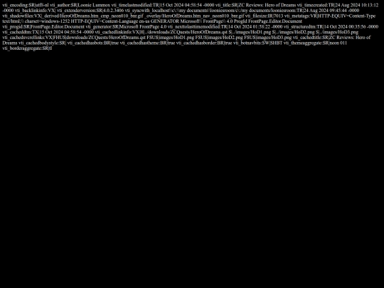 zcreviews/_vti_cnf/HeroOfDreams screenshot