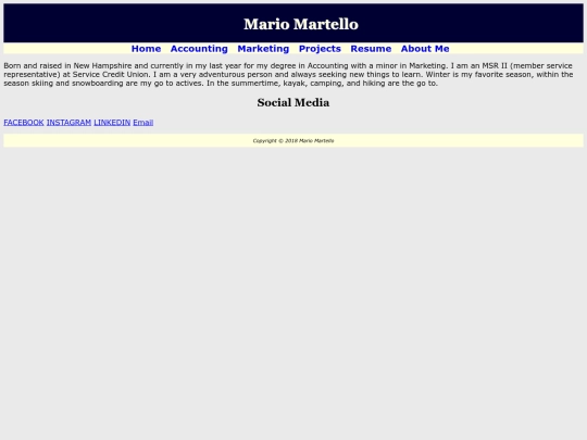 AboutMe screenshot