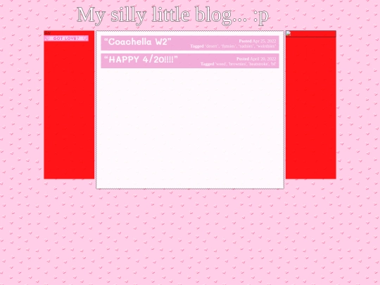 blog screenshot