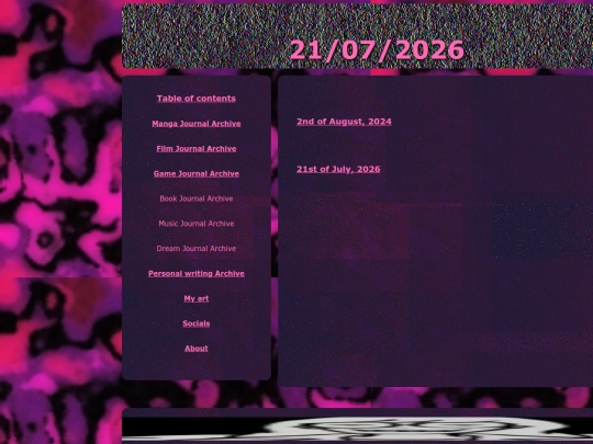 personal/journal screenshot