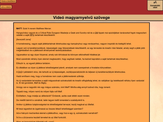 html/video.xhtml screenshot