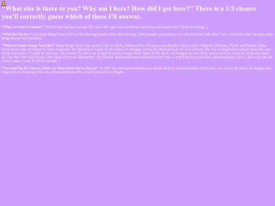 aboutme screenshot