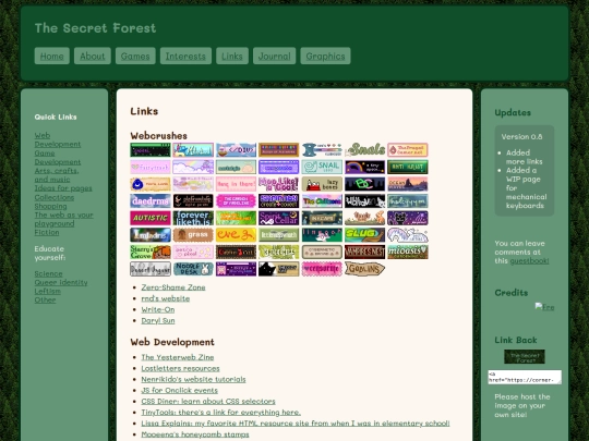link_page/links screenshot