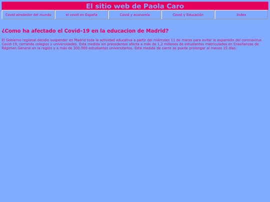 education screenshot