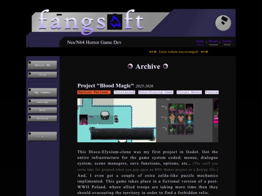 pages/archive screenshot