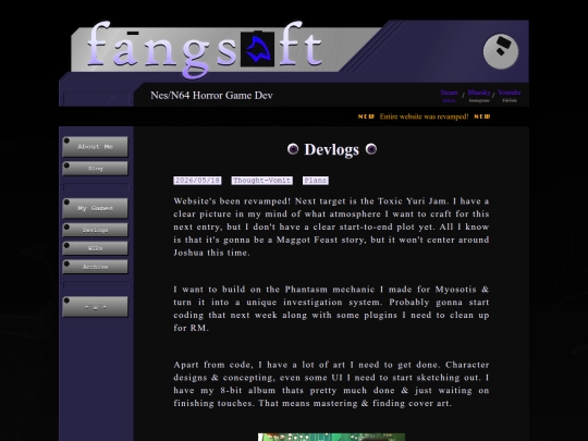 pages/devlogs screenshot