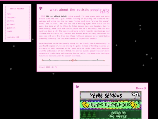blog posts screenshot