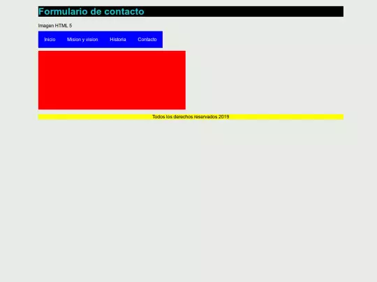 Estructura HTML/contacto screenshot