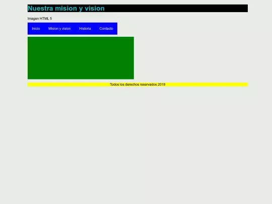 Estructura HTML/mision screenshot