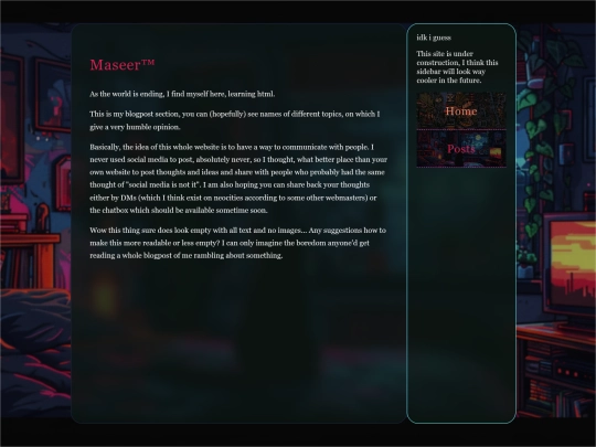blog screenshot