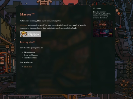index screenshot