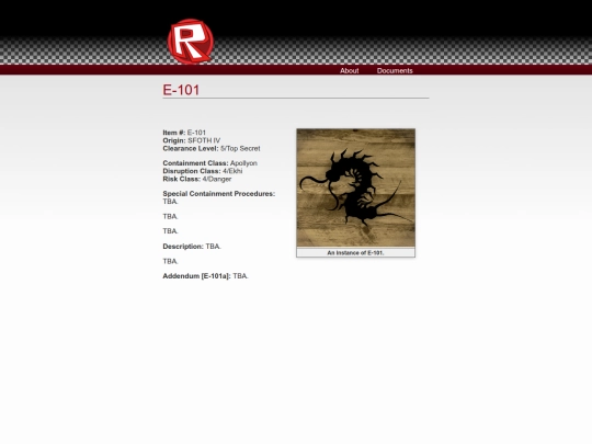 RFA/entity-101 screenshot