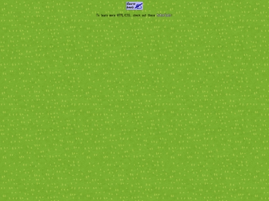 guestbook screenshot