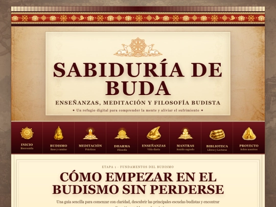 como-empezar-budismo screenshot