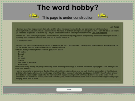 blog screenshot