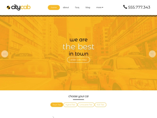 citycab-html screenshot