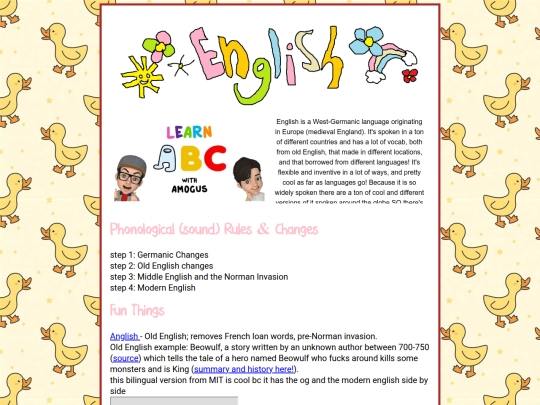 english screenshot