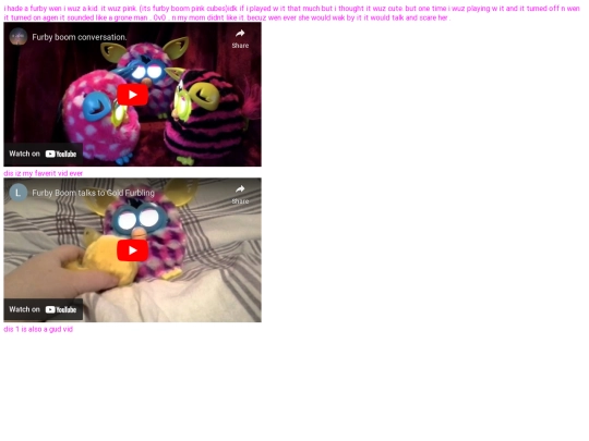 furby screenshot