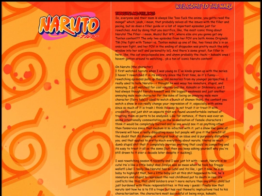 narutonotes screenshot