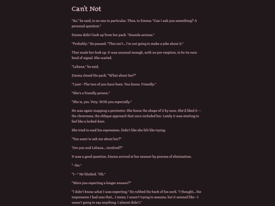 leaves/cantnot screenshot