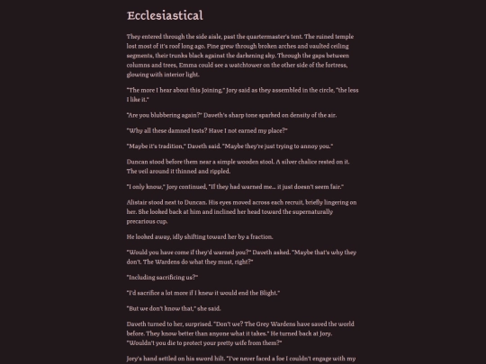 leaves/ostagar_ecclesiastical screenshot