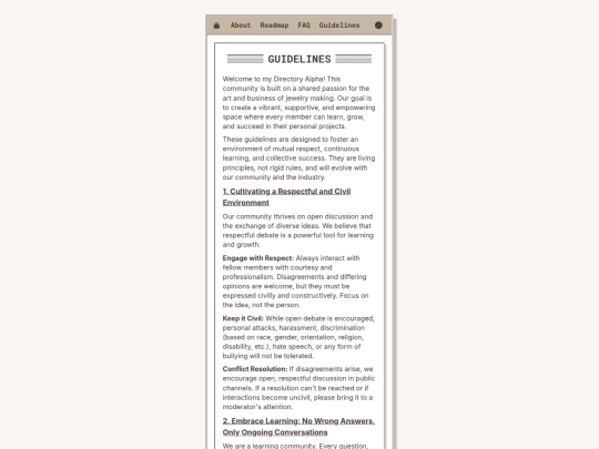 guidelines screenshot