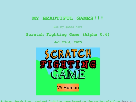 GamesPage screenshot