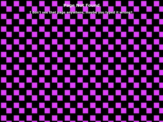 not_found screenshot
