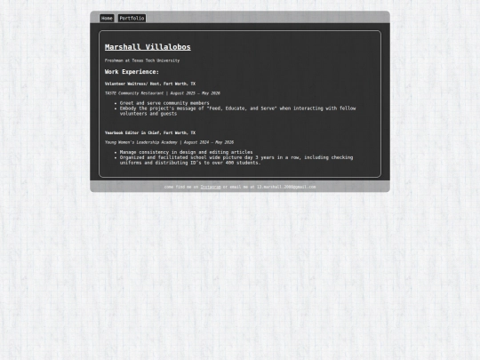 Portfolio screenshot