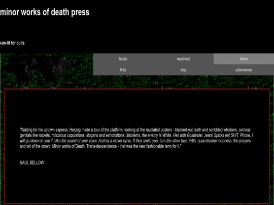 index screenshot