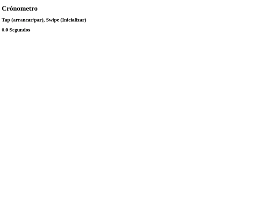 cronometro screenshot