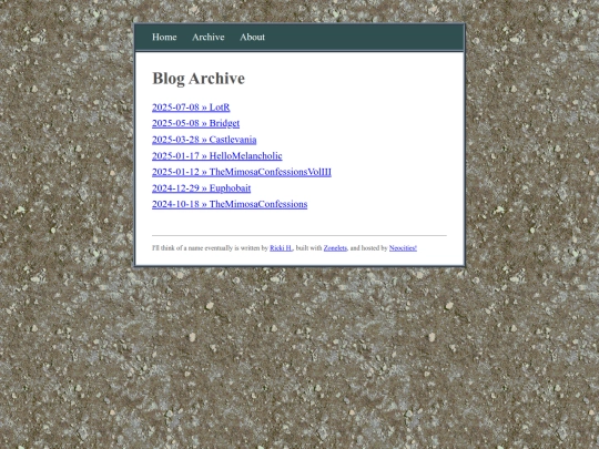 archive screenshot