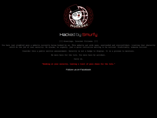 Honksec screenshot