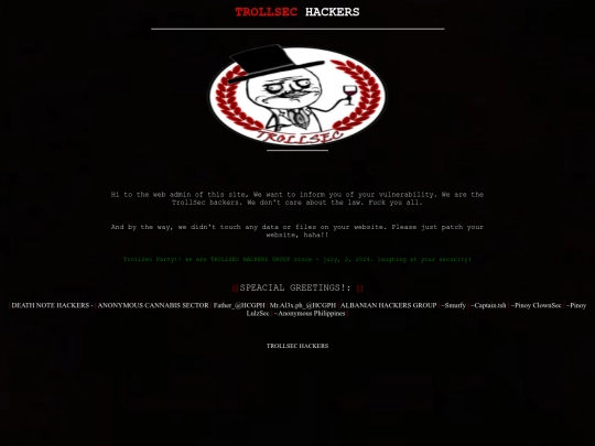 Trollsec screenshot