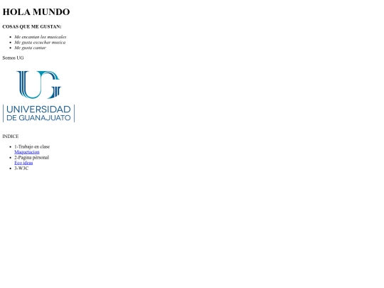 index screenshot