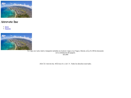 Agencia Viajes/Hawaii screenshot