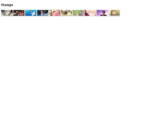 collections/stamps screenshot