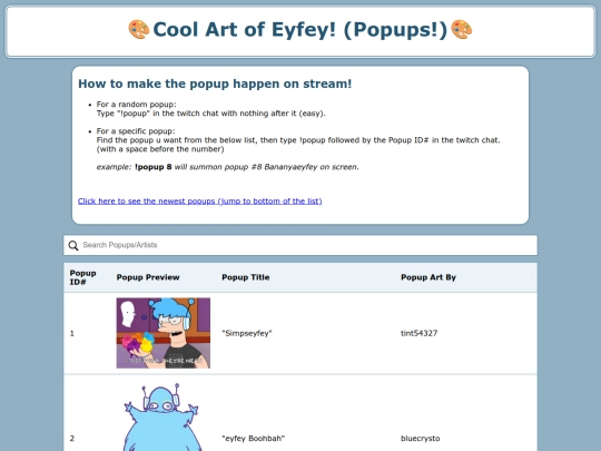 StreamZone/Popups screenshot
