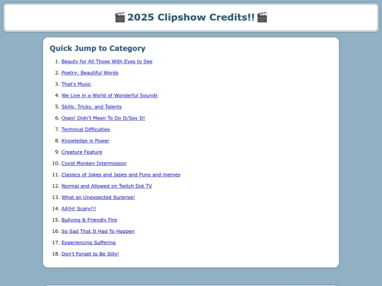 StreamZone/credits/2025clipshow screenshot
