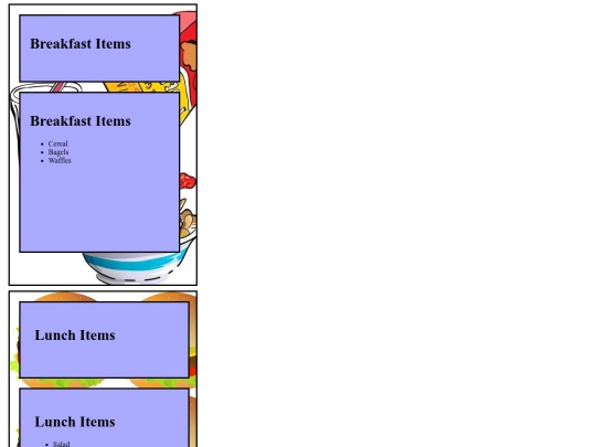 Menu2 screenshot