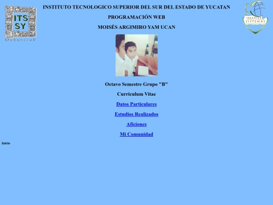 CurriculumVitae screenshot