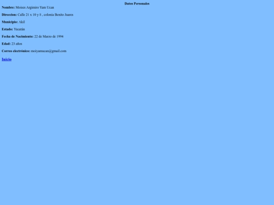 DatosParticulares screenshot